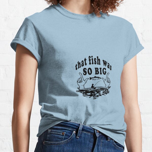 Keep Calm And Carry On Fishing WOMENS T-SHIRT Fish Tee Top Funny birthday gift