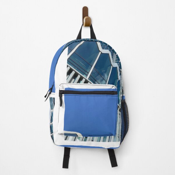 Item preview, Skyscraper sky blue windows glass architecture  designed and sold by Naturelovexo.