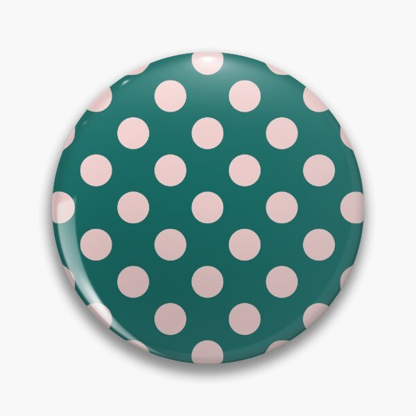 Item preview, Minimalistic polka dots pattern, vintage pink polka dot pattern, dotted aesthetic, vintage pattern - Dark Teal designed and sold by PattyTheGecko.
