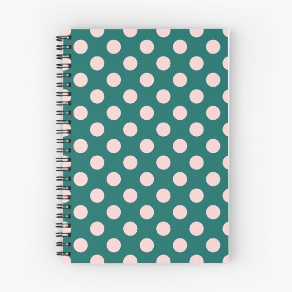 Item preview, Minimalistic polka dots pattern, vintage pink polka dot pattern, dotted aesthetic, vintage pattern - Dark Teal designed and sold by PattyTheGecko.