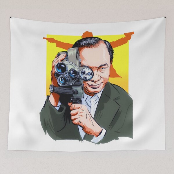 Item preview, John Woo - An illustration by Paul Cemmick designed and sold by TIGERDAVER.