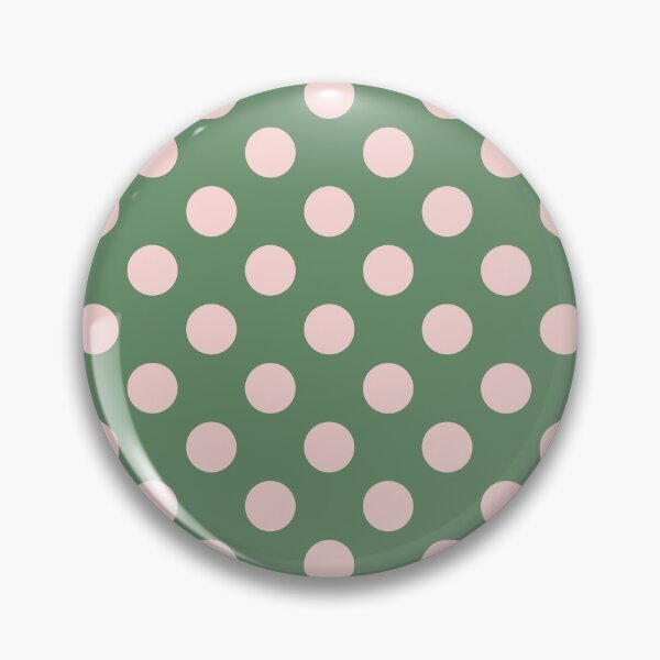 Item preview, Minimalistic polka dots pattern, vintage pink polka dot pattern, dotted aesthetic, vintage pattern - Vintage Green designed and sold by PattyTheGecko.