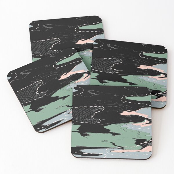 Item preview, Abstract Green Earth Dark designed and sold by Sodaholiday.