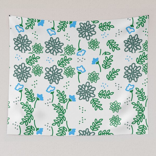 Item preview, Green floral pattern design designed and sold by Sharon111.