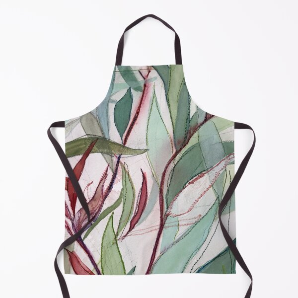 Item preview, Watercolour Gum Leaves Pattern by Leah Gay designed and sold by leahgay.