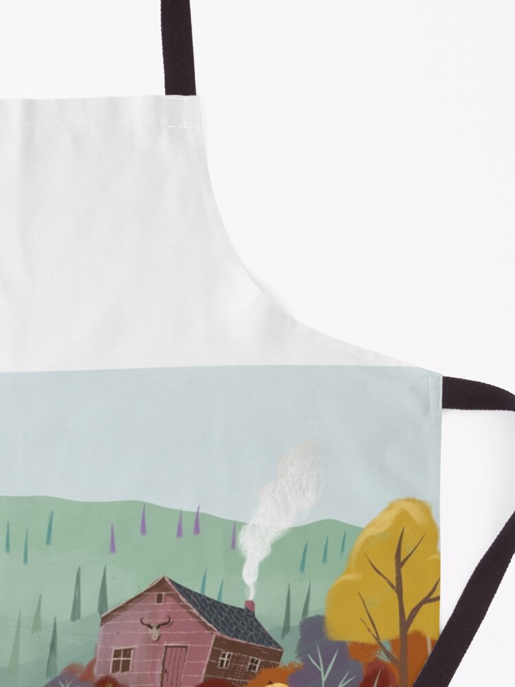 Alternate view of Happy Pumpkin Field Apron