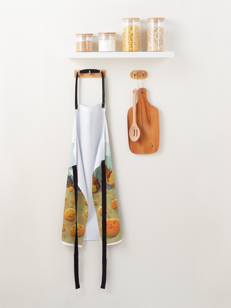 Alternate view of Happy Pumpkin Field Apron