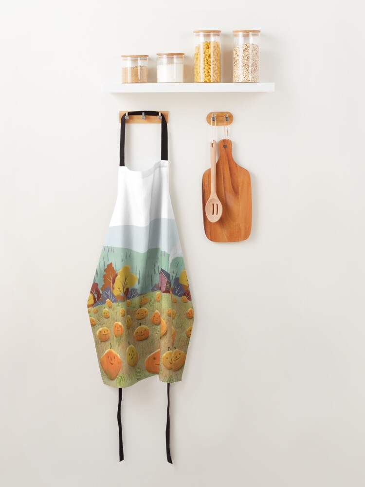 Alternate view of Happy Pumpkin Field Apron