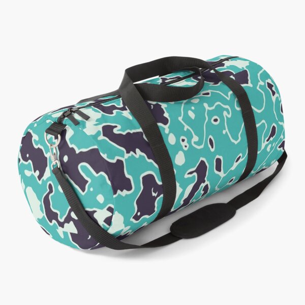 Item preview, Mint Green Camouflage Palette Knife Patterns in Mint Green Shades designed and sold by ShopieHome.