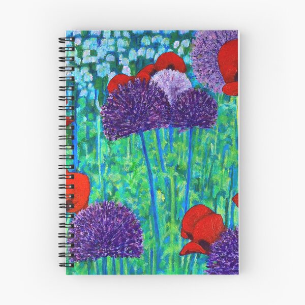 Item preview, Amapolas y alliums designed and sold by MuloaniArt.
