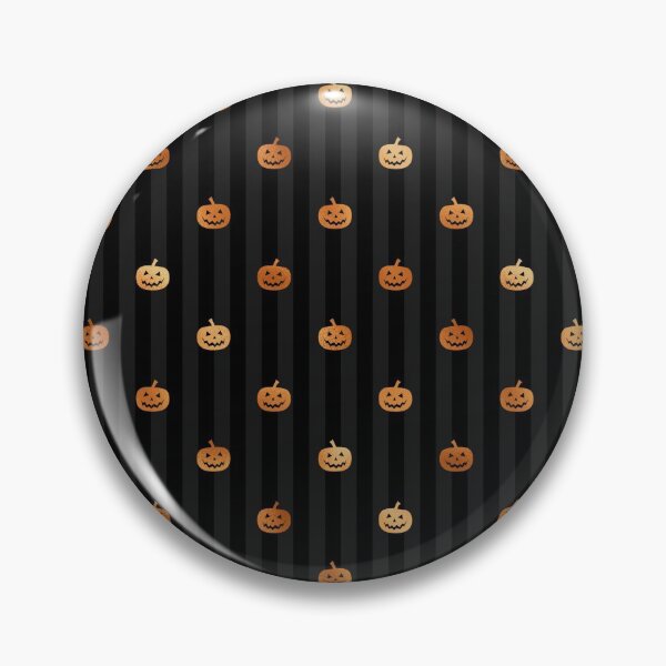 Item preview,  Halloween Pumpkin  Pattern on  Black Background designed and sold by remonss.