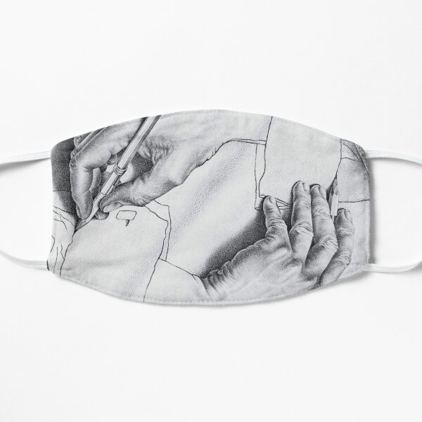 MC Escher Drawing Hands 1948 Artwork for Posters Prints Tshirts Men Women Kids Mask
