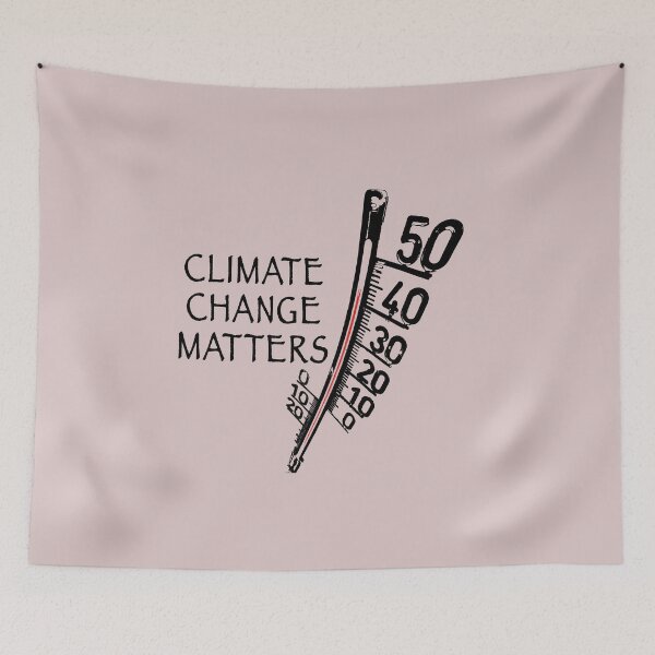 Item preview, climate change matters black designed and sold by -Holy-Chicken-.