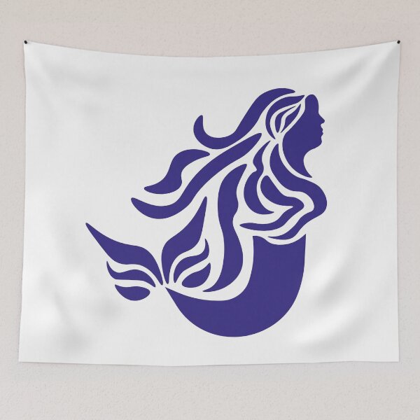 Item preview, Blue mermaid girl Siren designed and sold by Tanja Dianova.