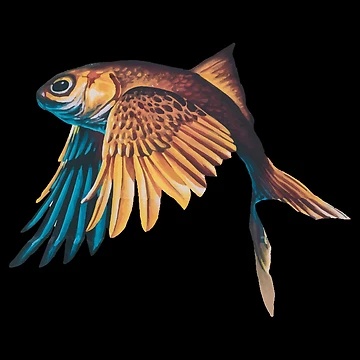Artwork thumbnail, flying fish by tedLab