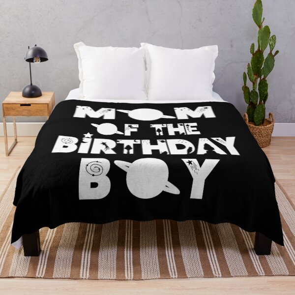 Item preview, Mom Of The Birthday Astronaut Boy And Girl Space Theme print designed and sold by Grabitees.