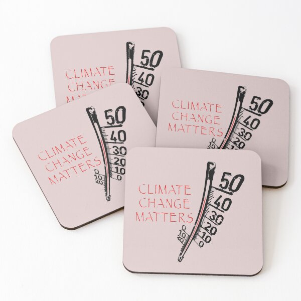 Item preview, climate change matters red designed and sold by -Holy-Chicken-.