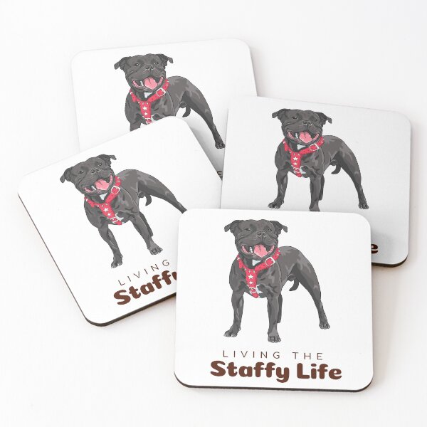 Aperçu de l'œuvre Staffy Life créée et vendue par Nikkita-tennant.
