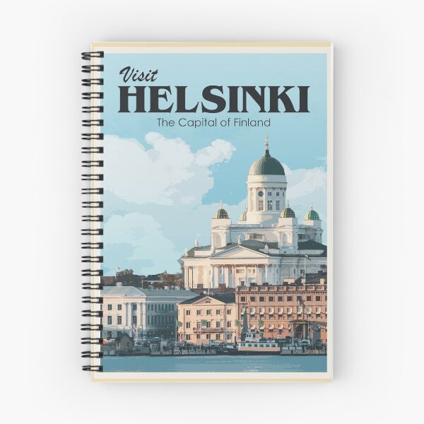 Item preview, Visit Helsinki - Retro Travel designed and sold by Kaamalauppias.