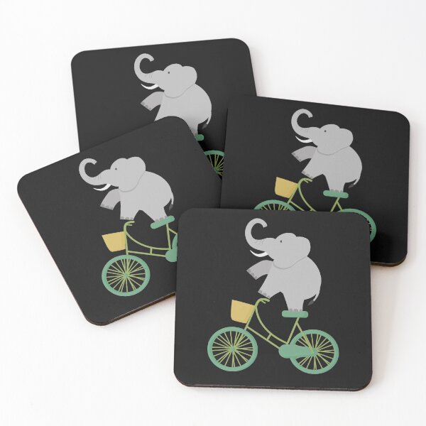Artikelvorschau, Elefant auf einem Fahrrad entworfen und verkauft von Ashstone23.