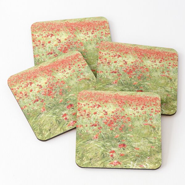 Item preview, Poppies Growing on the Edge of a Wheatfield designed and sold by PlanetPrints.