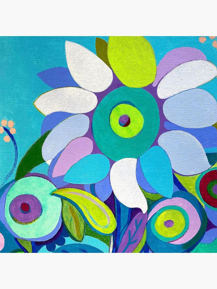 Blue sunflower by MuloaniArt