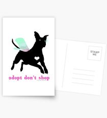 Adopt Don't Shop! Postkarten