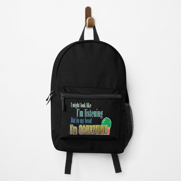 Item preview, Funny Gardening Gardener Love Gardens Plantsman Saying Back Yard Obsessed I might look like I’m listening Gift designed and sold by Maljonic.