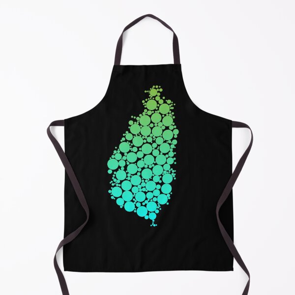 Item preview, Map of Saint Lucia in a circular pattern designed and sold by Uppercase Tees.