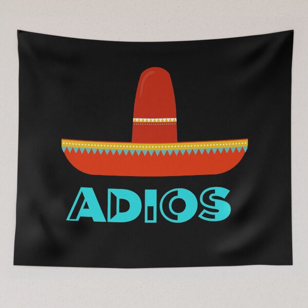 Item preview, Adios mexican  hat in a black  background.  designed and sold by Moussa  Sussi.