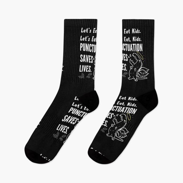 Item preview, Funny Let's Eat Kids Punctuation Saves Lives designed and sold by taby2you.