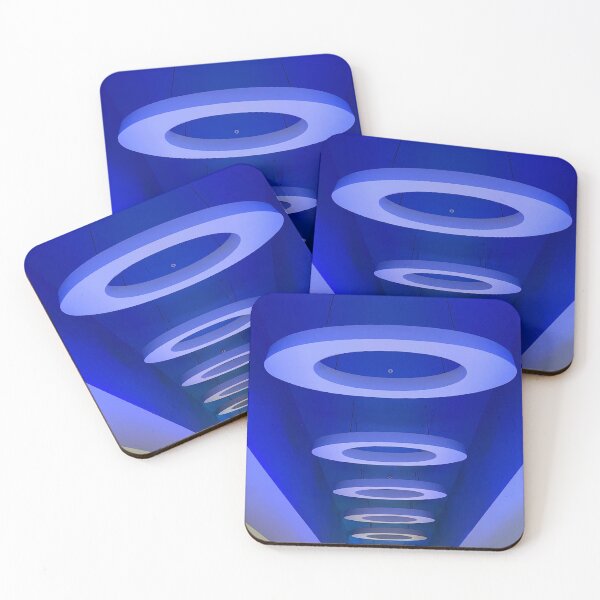 Item preview, Blue circles cinema ceiling frame designed and sold by Naturelovexo.