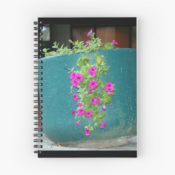Item preview, Pink Petunia In Blue Pot designed and sold by coffeebean.