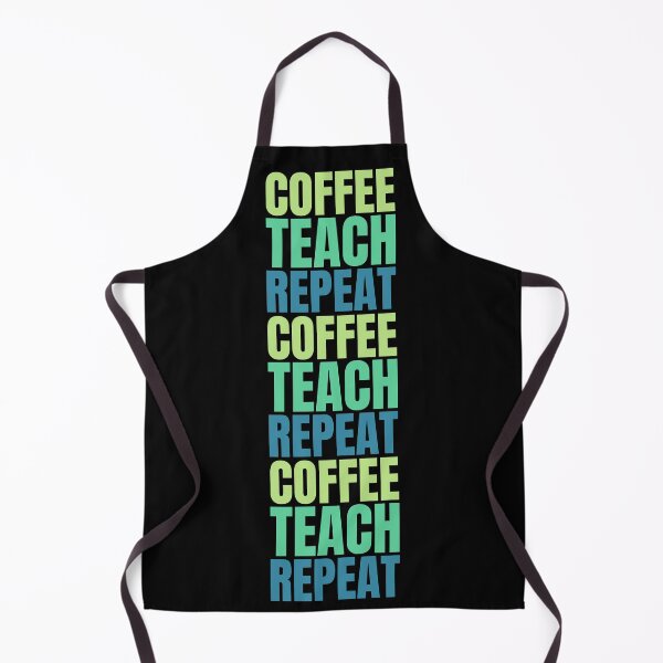 Item preview, Coffee Teach Repeat Pattern designed and sold by hectorgool.