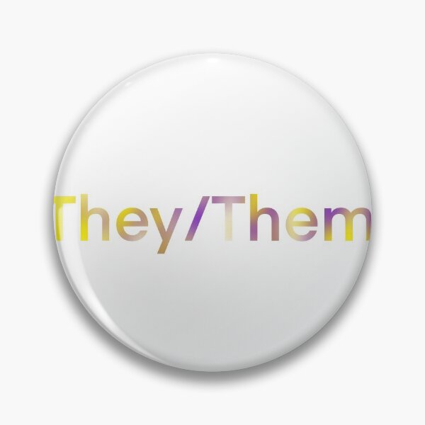 Item preview, They/Them designed and sold by KhaddeShop.