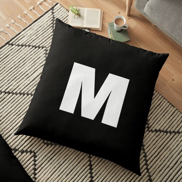 Personalized Pillow featuring the name MICHAEL in photos of sign letters 