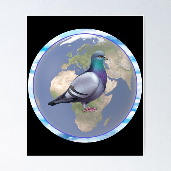 Item preview, Dove Sitting On The Globe designed and sold by DELMEO.