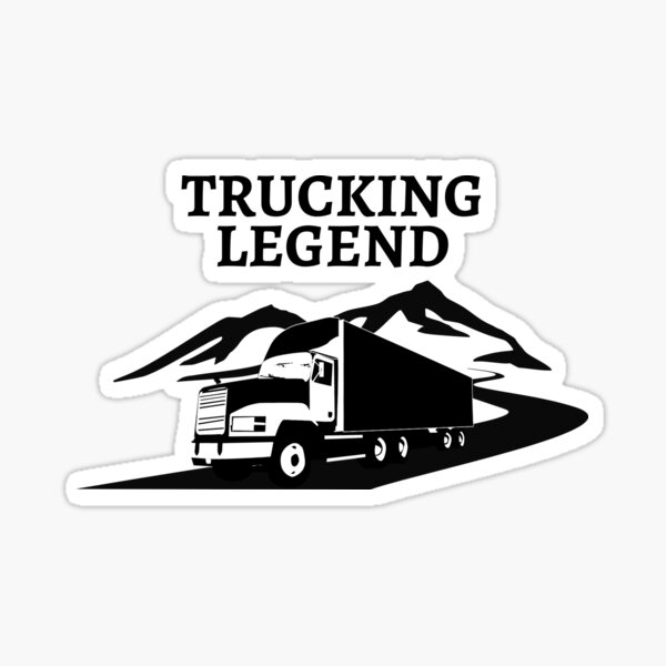 Funny Trucker Jokes Stickers Redbubble