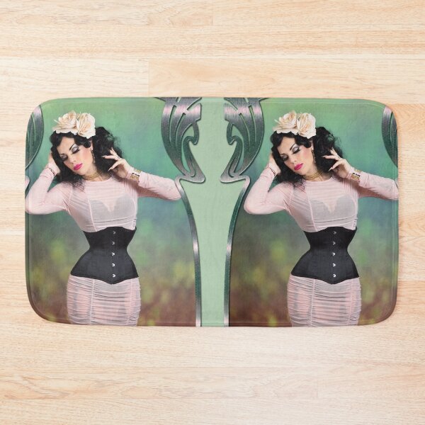Item preview, Burlesque dancer Xarah - Pastel Peach Pinup designed and sold by Xarah.