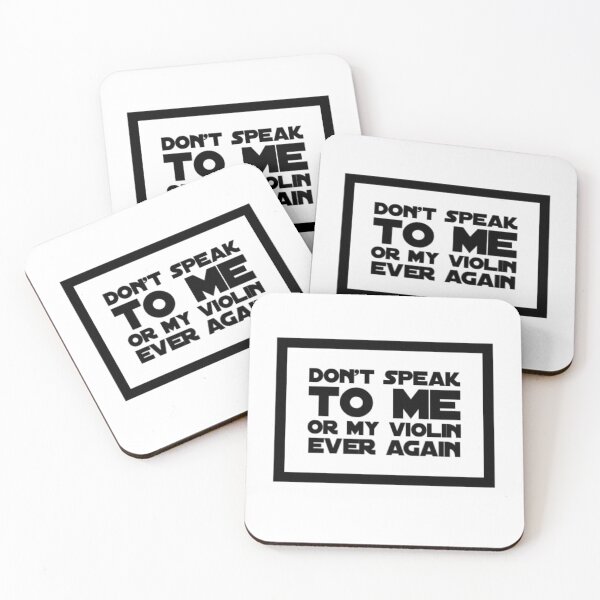 Item preview, Don't Speak to Me or My Violin Ever Again (Monochrome) designed and sold by DesignsofNote.