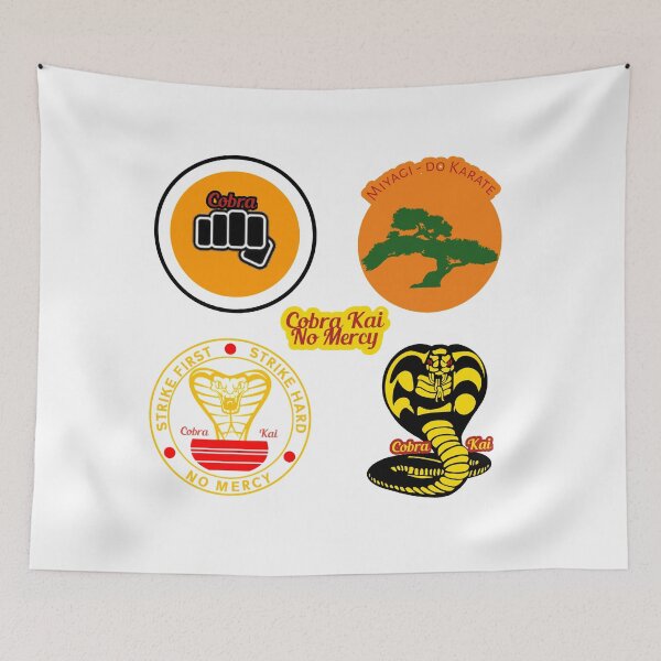 Item preview, Cobra Kai sticker Pack designed and sold by thebearderhood.