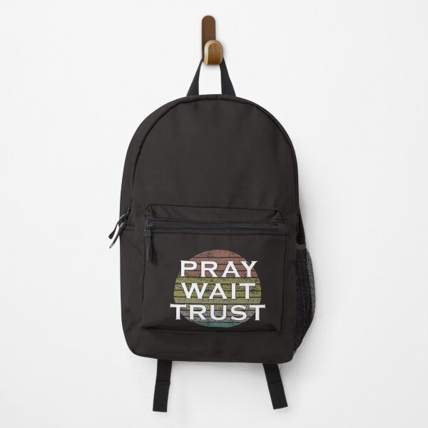 Item preview, Pray wait trust designed and sold by Catsloversdotme.