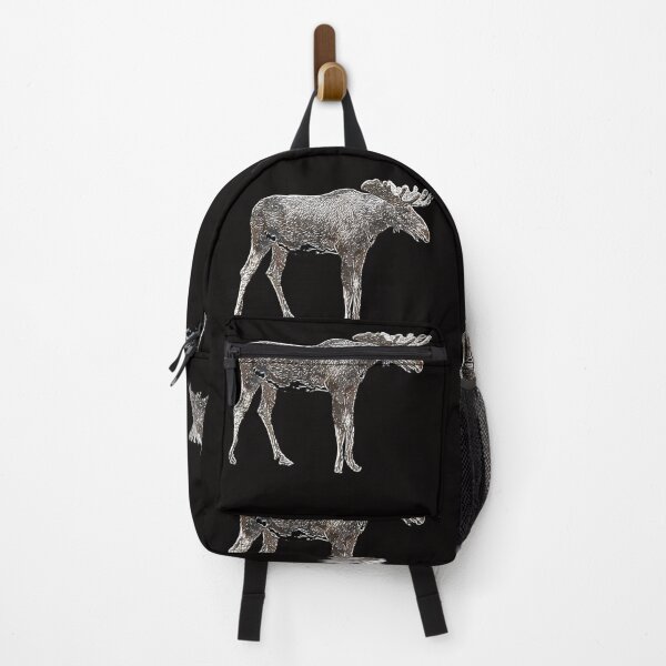 Item preview, Bull Moose White Alternate Print designed and sold by designsasstultd.