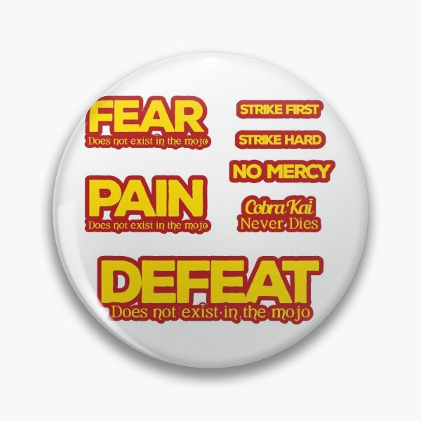 Item preview, Cobra kai Quote sticker Pack  designed and sold by thebearderhood.