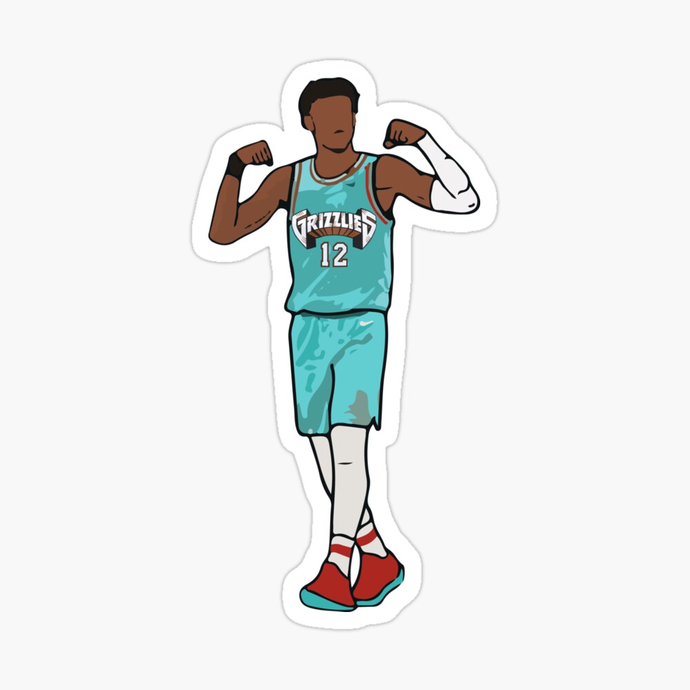 Ja Morant Memphis Grizzlies basketball signature caricature funny