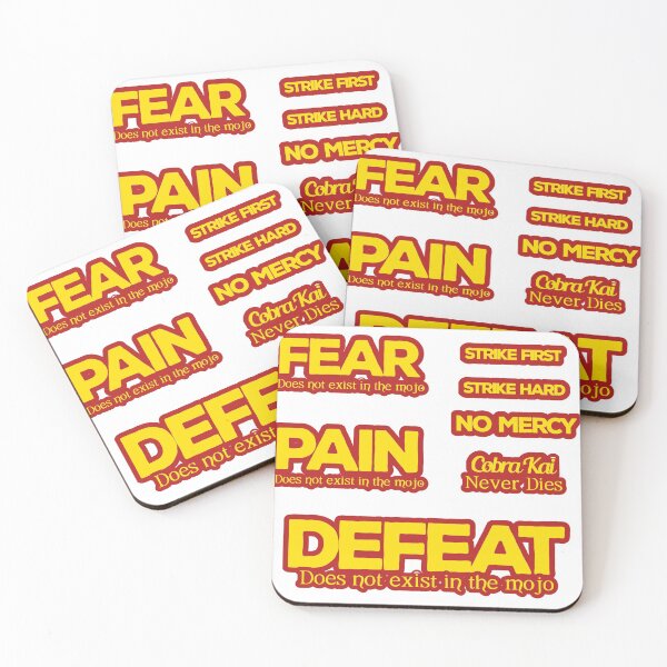 Item preview, Cobra kai Quote sticker Pack  designed and sold by thebearderhood.