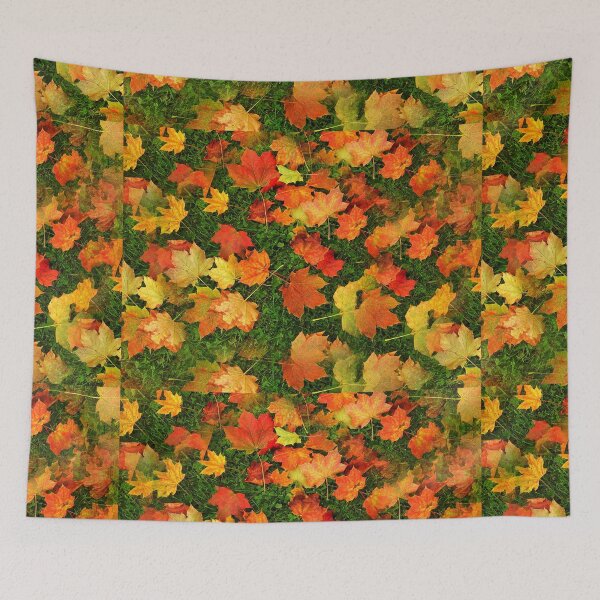 Item preview, Psychedelic Autumn Maple Leaves  designed and sold by msangiemoon.
