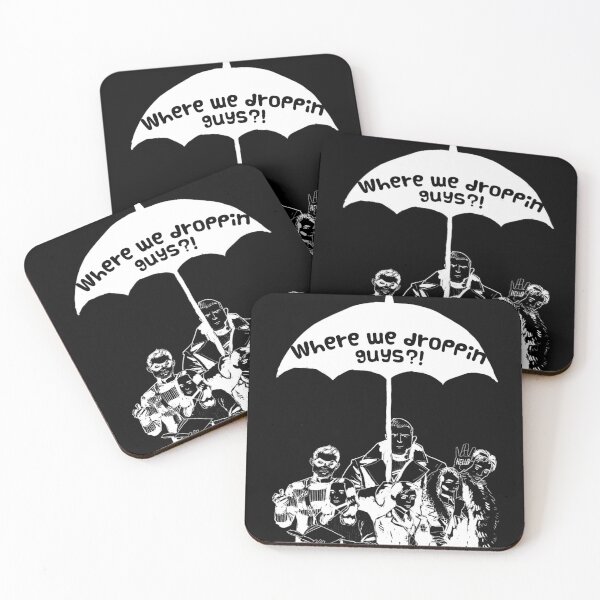 Item preview, Where we droppin guys?! Umbrella Academy squad designed and sold by MisoraA.