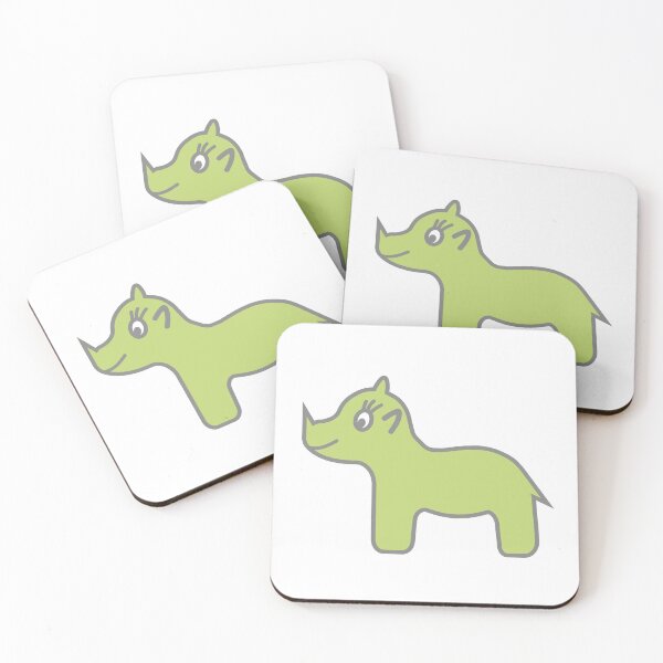Item preview, Rhino Zoo animal Savanna designed and sold by Tanja Dianova.