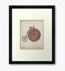 Penny Farthing Framed Print